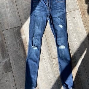 hollister ripped jeans